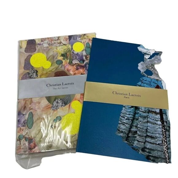 Christian Lacroix set of two art notebooks sold at Liberty of London - Picture 1 of 15